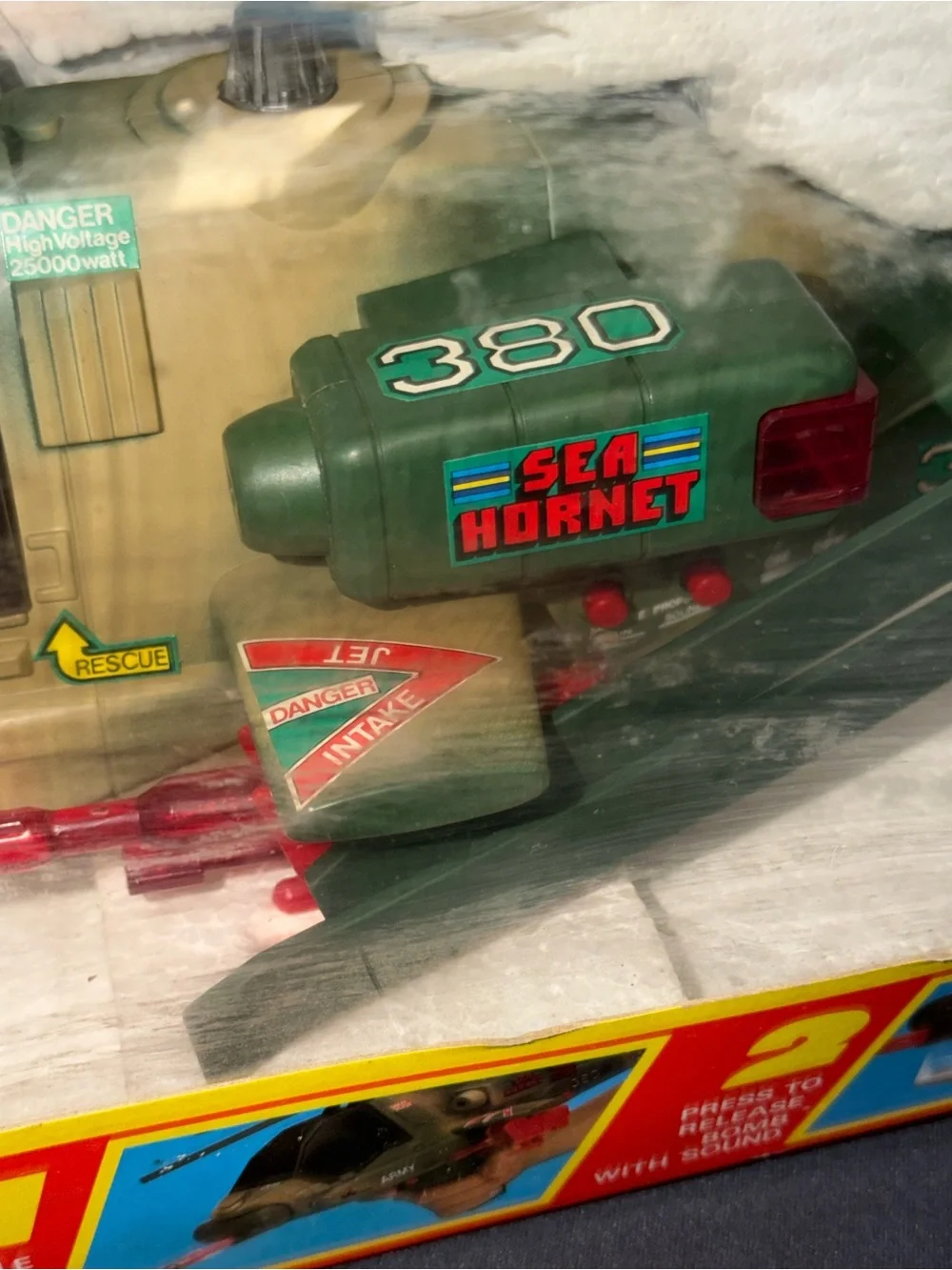 Atlas Sea Hornet Battery Operated Helicopter Electronic Toy Echo Vintage